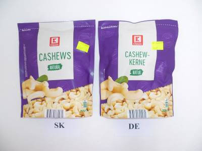 K Classic Cashews natural – jadrá kešu orechov